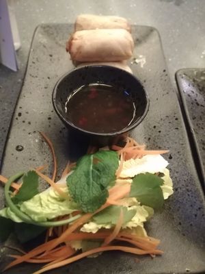 Spring rollls at SEN Vietnamese Dining in Edinburgh