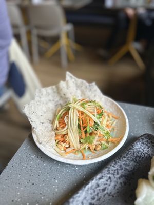 Papaya saladd  at SEN Vietnamese Dining in Edinburgh