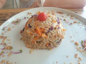 Vietnamese rice. Ask for no egg. at Bendita Lokura 73 in Benidorm