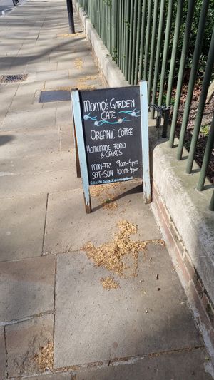  at Momo's Garden Café in London