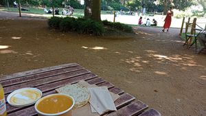  at Momo's Garden Café in London