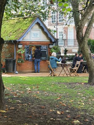 Location at Momo's Garden Café in London