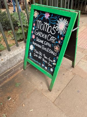   at Momo's Garden Café in London