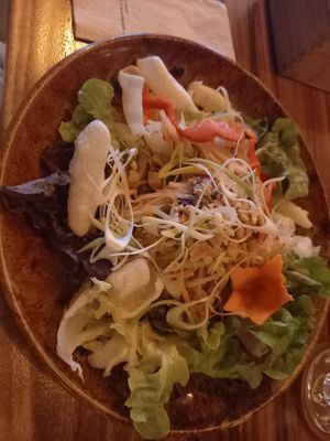 Grüner Papayasalat at Quê Ta in Wurzburg