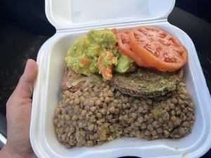   at Fela's Vegetarian Restaurant in San Juan