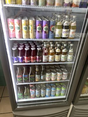 drinks  at Fela's Vegetarian Restaurant in San Juan