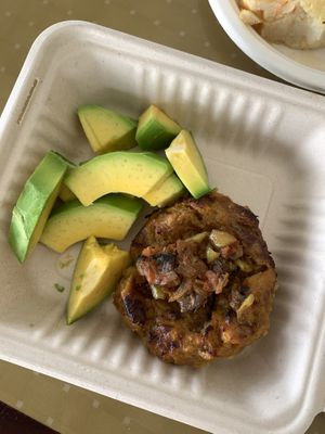 food  at Fela's Vegetarian Restaurant in San Juan