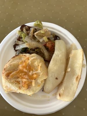 food  at Fela's Vegetarian Restaurant in San Juan