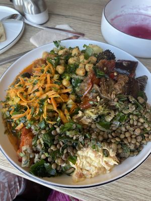 Salad of the day  at Das Glück Cafe in Darmstadt