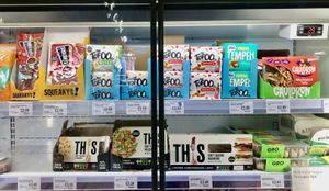 Chilled section   at Ancoats General Store in Manchester