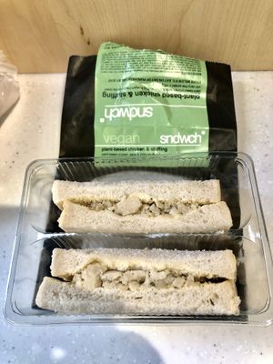 Chicken and stuffing sandwich  at Ancoats General Store in Manchester