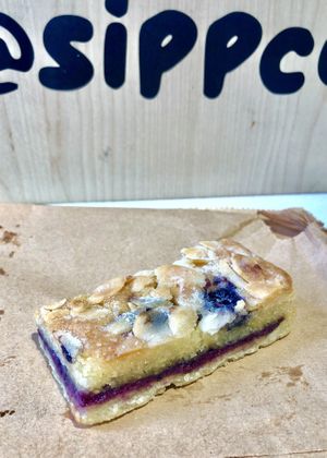Bakewell slice from Sipp  at Ancoats General Store in Manchester