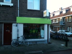 Outside at Soy in Utrecht