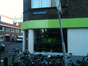 Outside at Soy in Utrecht