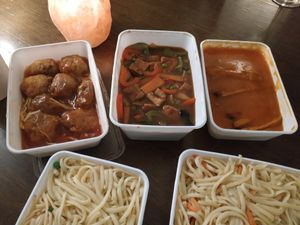 Koe loe yuk, babi ketjap met groenten, babi pangang, bami ♥️ at Soy in Utrecht