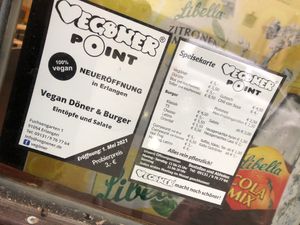 Menu at Vegöner in Erlangen