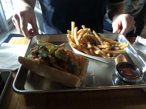 Tofu Kim chi  at Element Gastropub in Raleigh