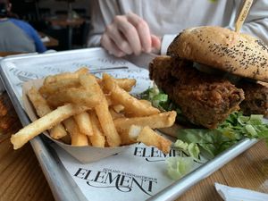 Nashville Chicken Sandwich #Veganuary at Element Gastropub in Raleigh