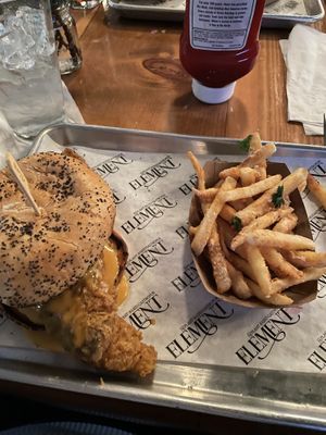 Fries were amazing at Element Gastropub in Raleigh
