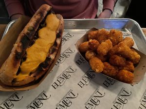 Philly cheesesteak  at Element Gastropub in Raleigh