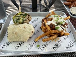 Chiken Caesar wrap  at Element Gastropub in Raleigh