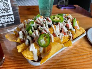 Half order of nachos at Element Gastropub in Raleigh