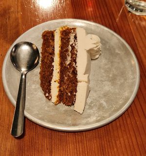 PUMPKIN SPICE CAKE W/ TANGY VANILLA BUTTERCREAM at Element Gastropub in Raleigh