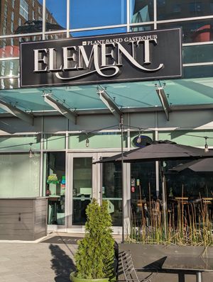 Outside at Element Gastropub in Raleigh
