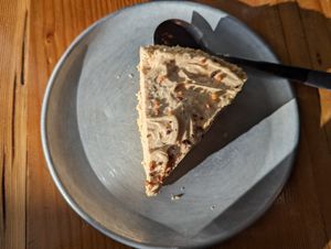 Peanut butter cheesecake amazing at Element Gastropub in Raleigh