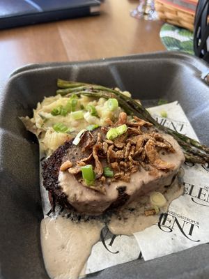 Steak Au Poivre  at Element Gastropub in Raleigh