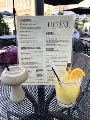  These drinks! Yes!  at Element Gastropub in Raleigh