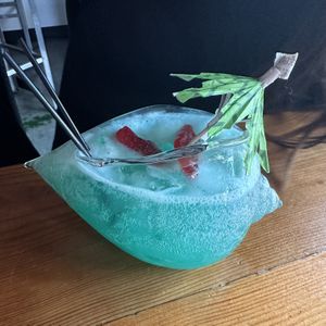 Ocean blue (with Swedish fish!)  at Element Gastropub in Raleigh