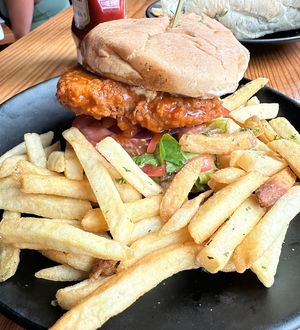 Scorpion sause buffalo chicken   at Element Gastropub in Raleigh