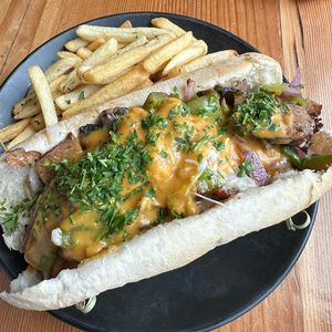 PHILLY CHEESESTEAK  at Element Gastropub in Raleigh