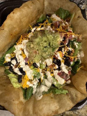 Taco saladd  at Element Gastropub in Raleigh