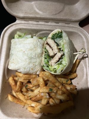Chicken ceasar wrap   at Element Gastropub in Raleigh