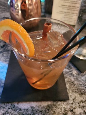 Chai Old Fashioned at Element Gastropub in Raleigh