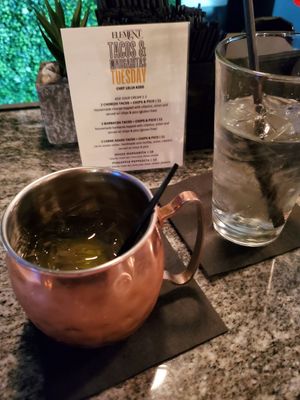 Carolina Mule at Element Gastropub in Raleigh