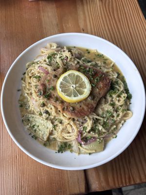 Chick’n Piccata 1000/10  at Element Gastropub in Raleigh