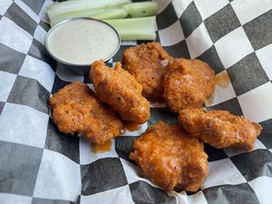 Buffalo wings with ranch   at Element Gastropub in Raleigh