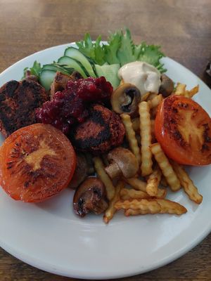 I got this instead of burger. 🤩 at Kuukkeli in Saariselkae