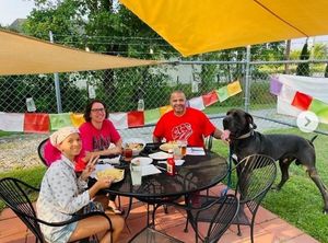 Family night out at 2 Guys Pizza in Hendersonville