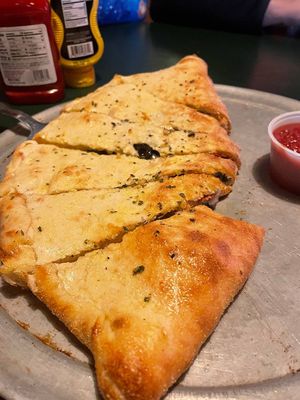 Italian Calzone with Vegan Cheese   at 2 Guys Pizza in Hendersonville