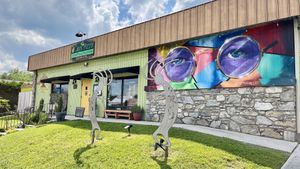 Front of Restaurant  at 2 Guys Pizza in Hendersonville