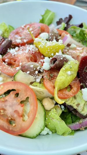 Greek Salad w/ Pickled Beets  at 2 Guys Pizza in Hendersonville