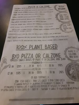 Menu at 2 Guys Pizza in Hendersonville