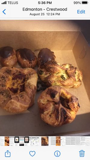 Take home at King of Tarts in Edmonton