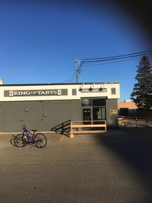 Bakery and cafe at King of Tarts in Edmonton