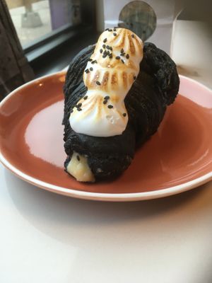 Halloween croissant  at King of Tarts in Edmonton