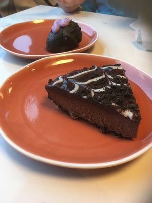 Fantastic chocolate pie at King of Tarts in Edmonton